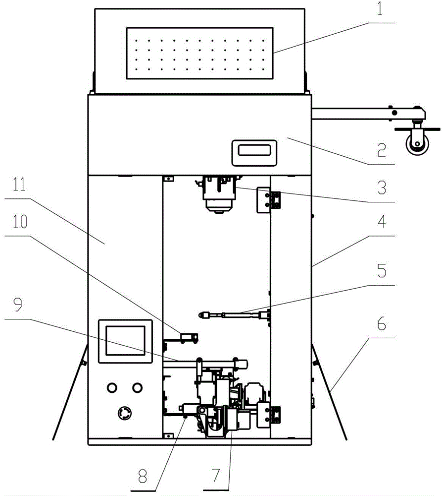 Free end spinning machine piecing trolley