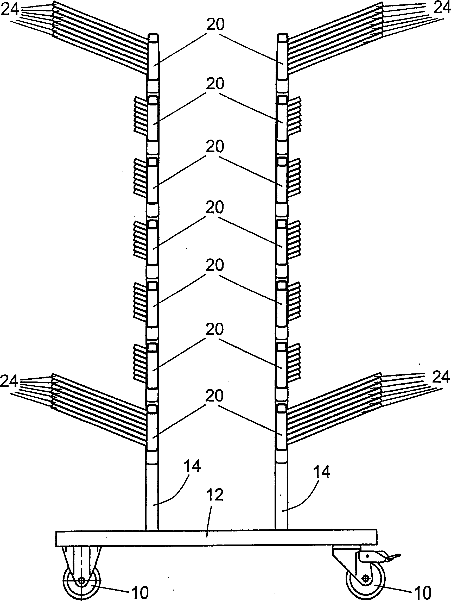 Method and device for storing natural casings and deep-frozen natural casings