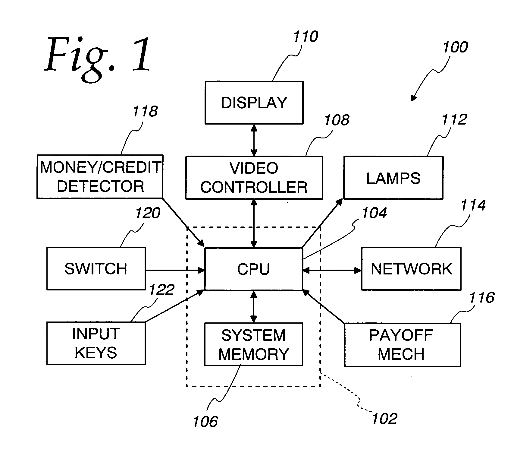 Gaming machine having a persistence-of-vision display