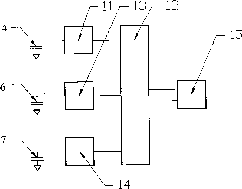 Capacitance sensing type fuel meter