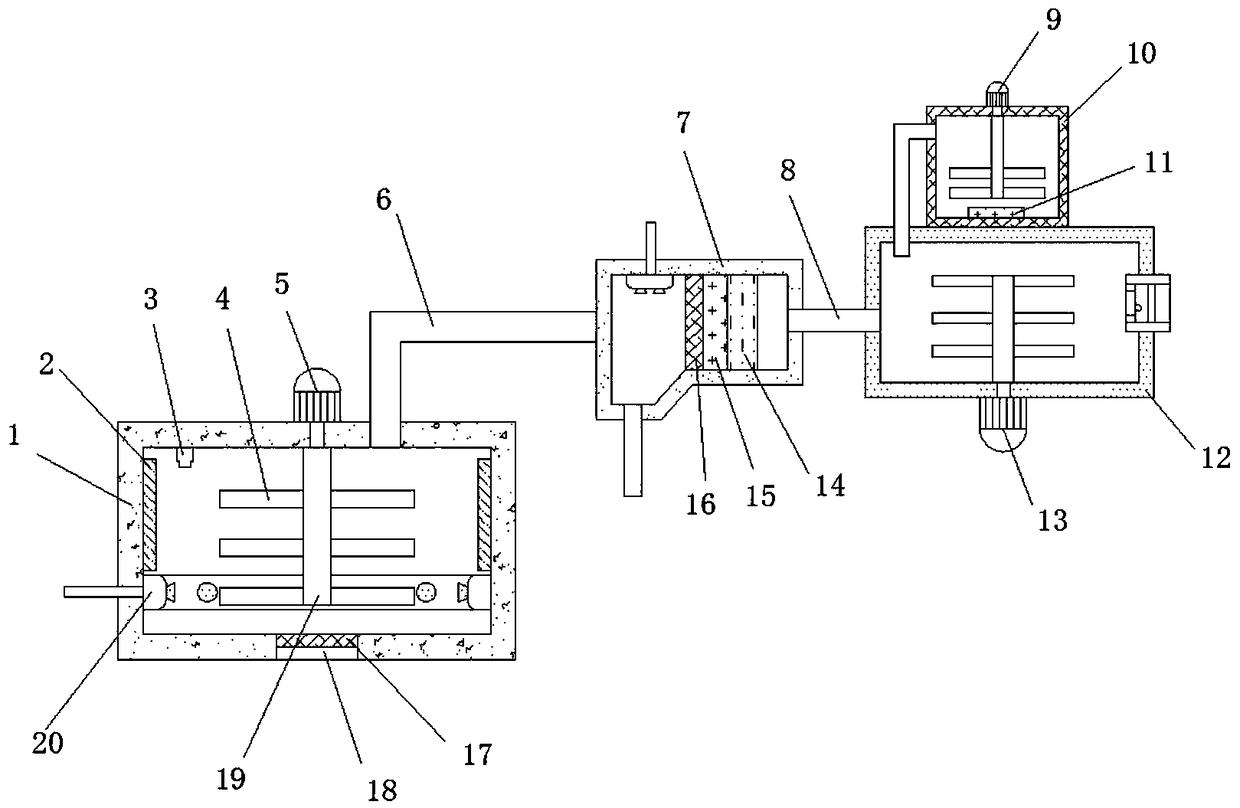 Factory flue gas desulfurization and denitrification device for environment-friendly construction