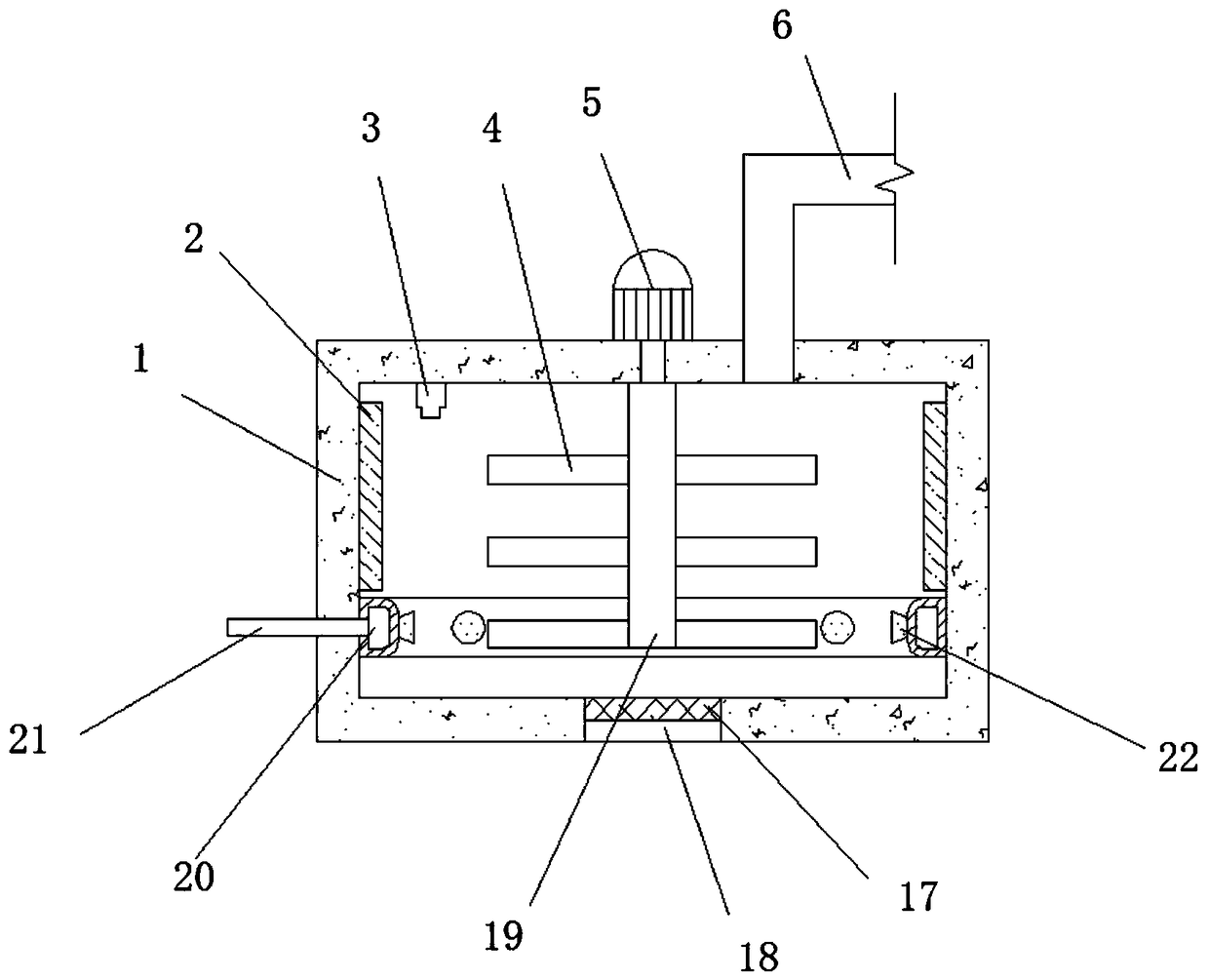 Factory flue gas desulfurization and denitrification device for environment-friendly construction