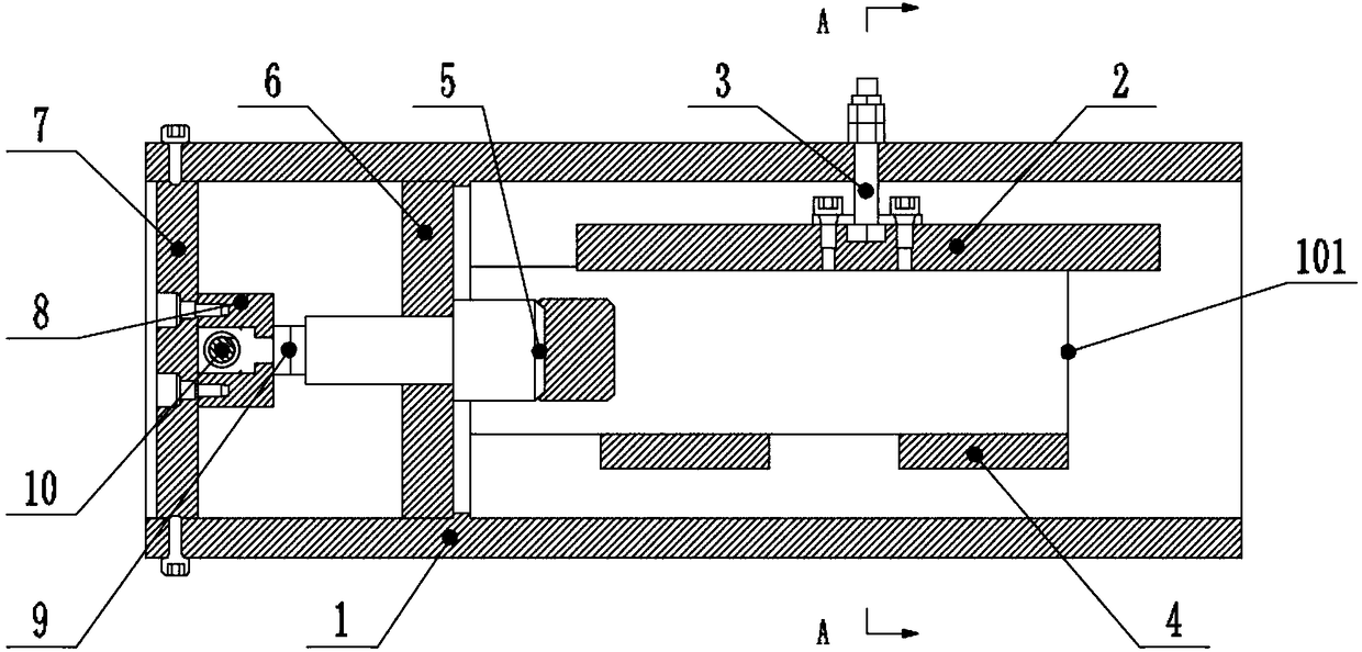 Special clamp integrating milling and drilling