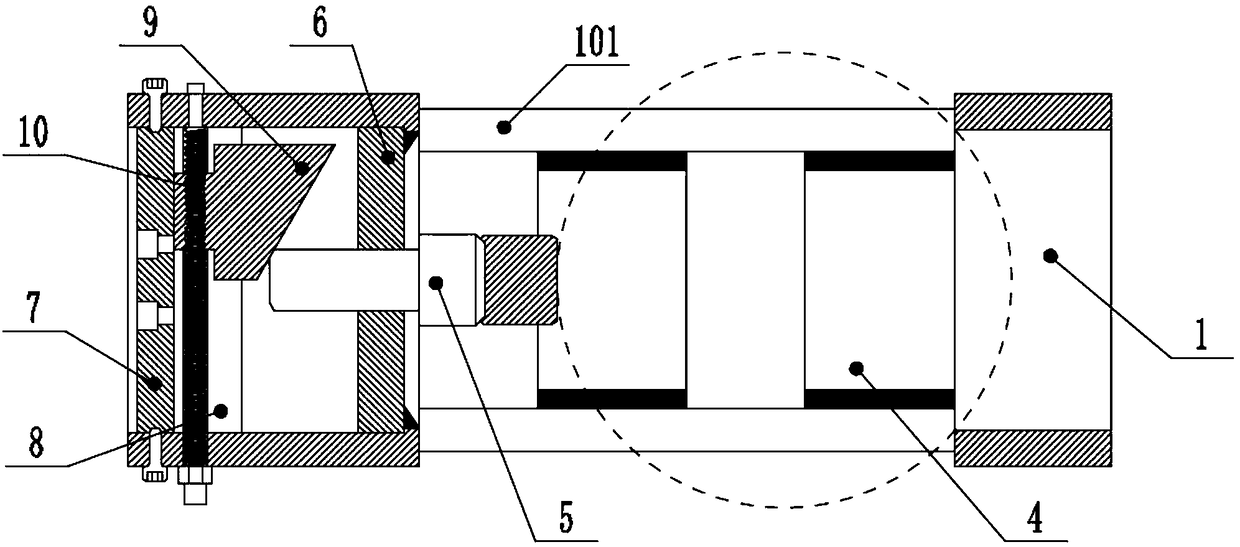 Special clamp integrating milling and drilling