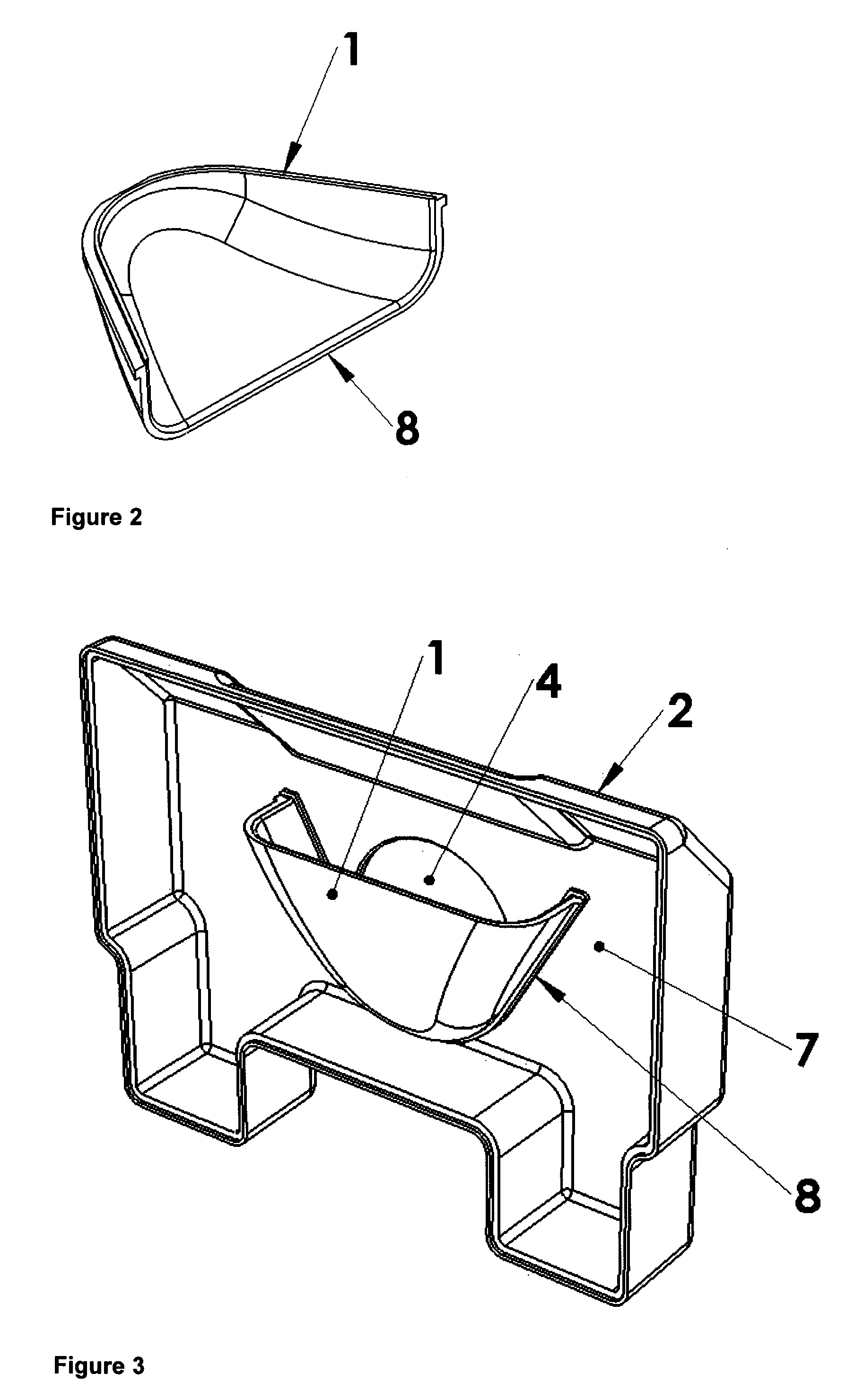 Water reservoir baffle