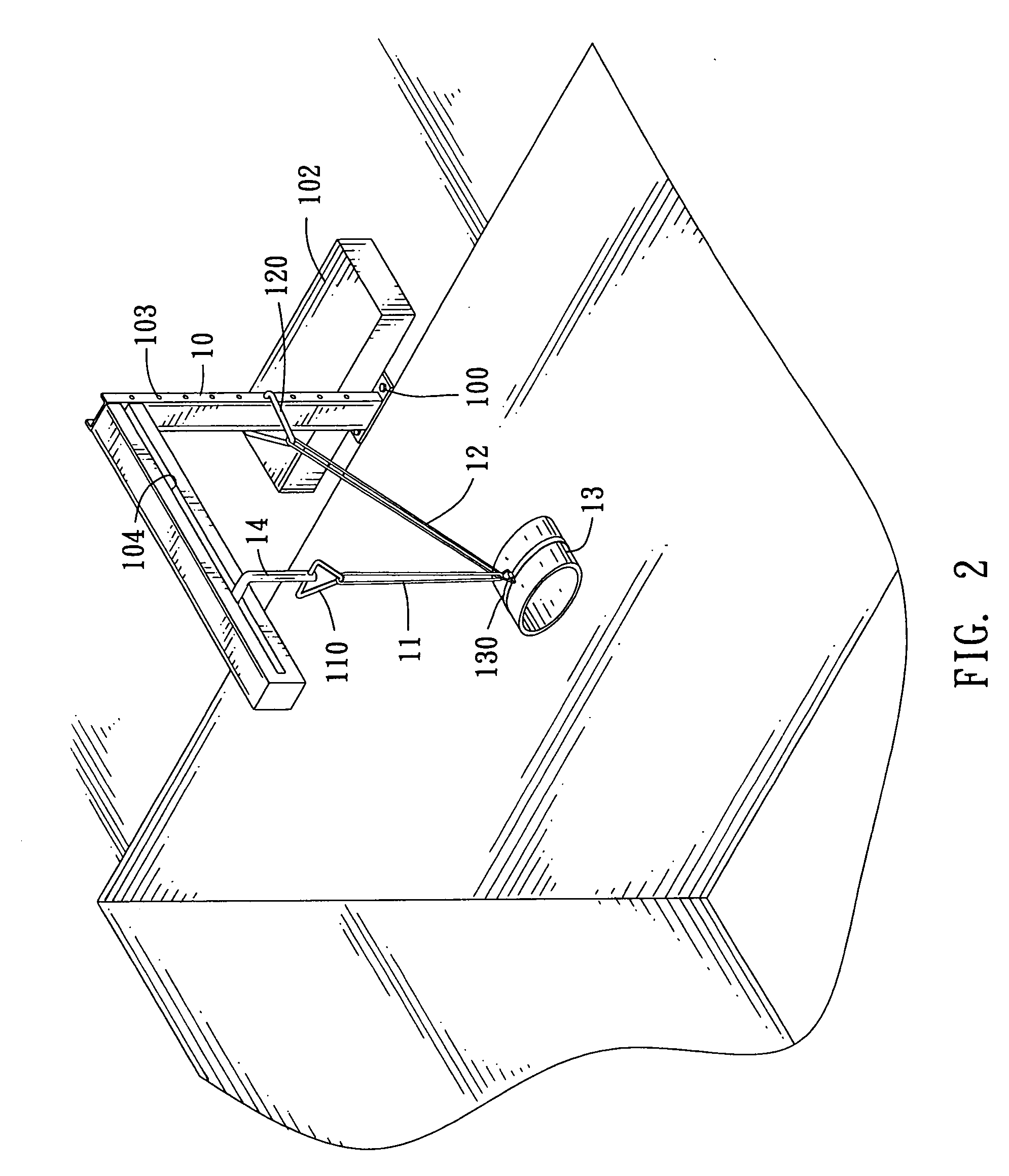 Device for teaching swimming