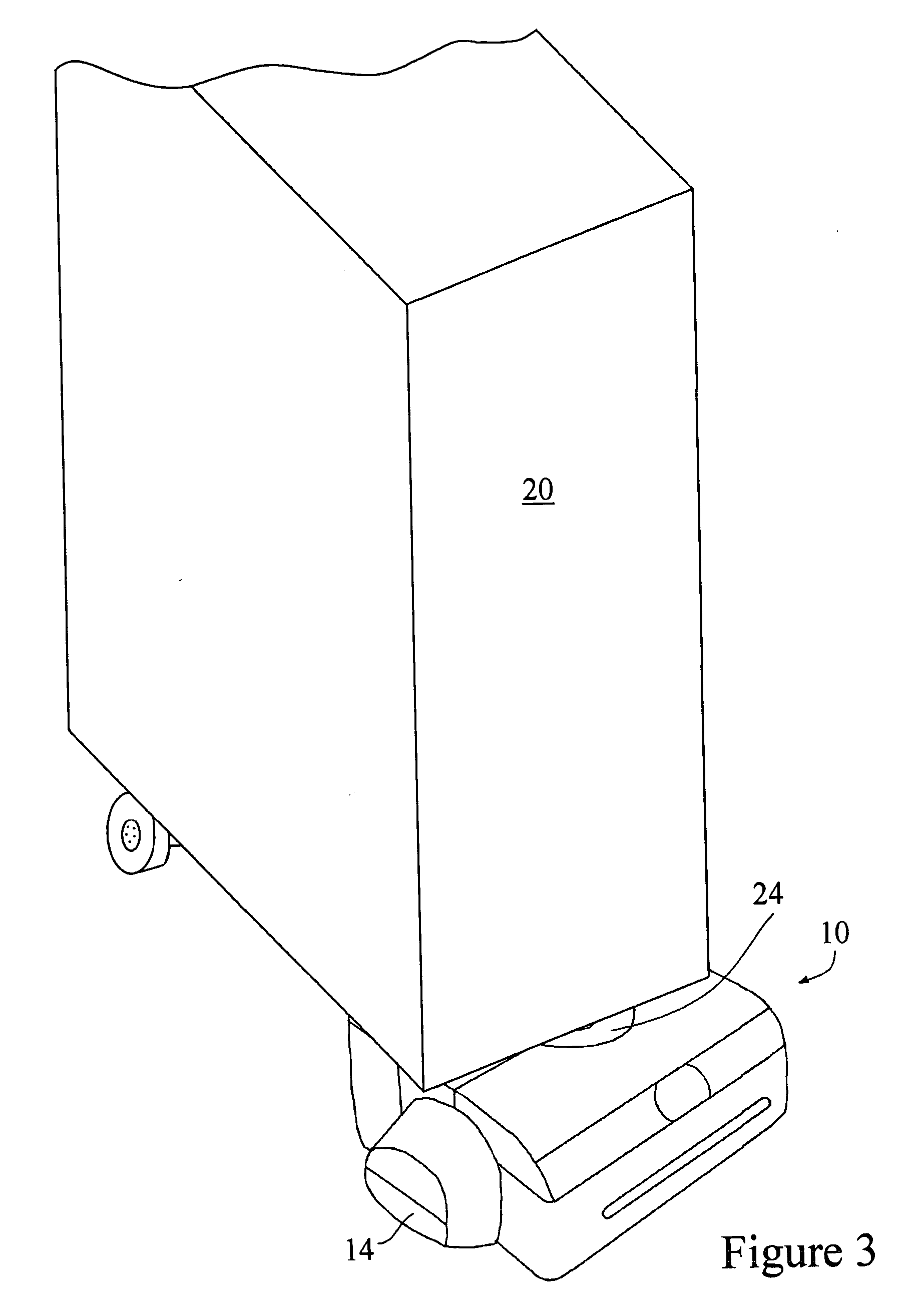 Robotic cart pulling vehicle