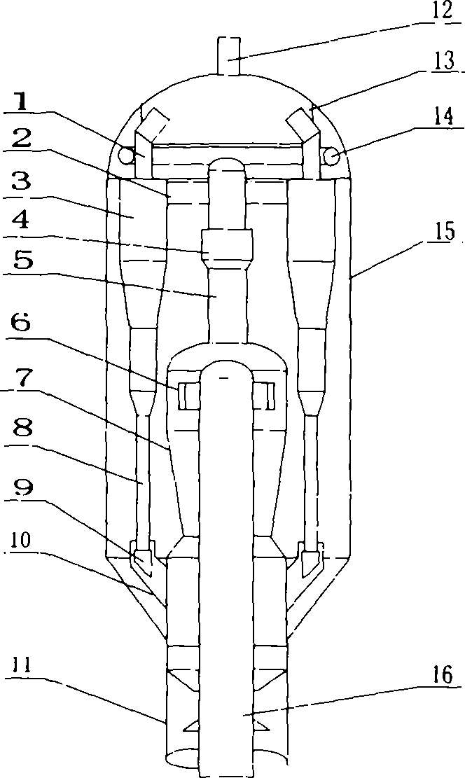 Anti-coking gas-solid separation method and equipment