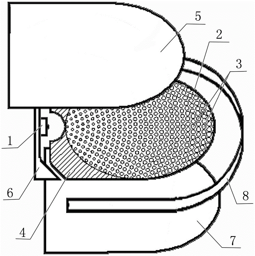 Light source device of instrument for relieving diabetes fundus lesions