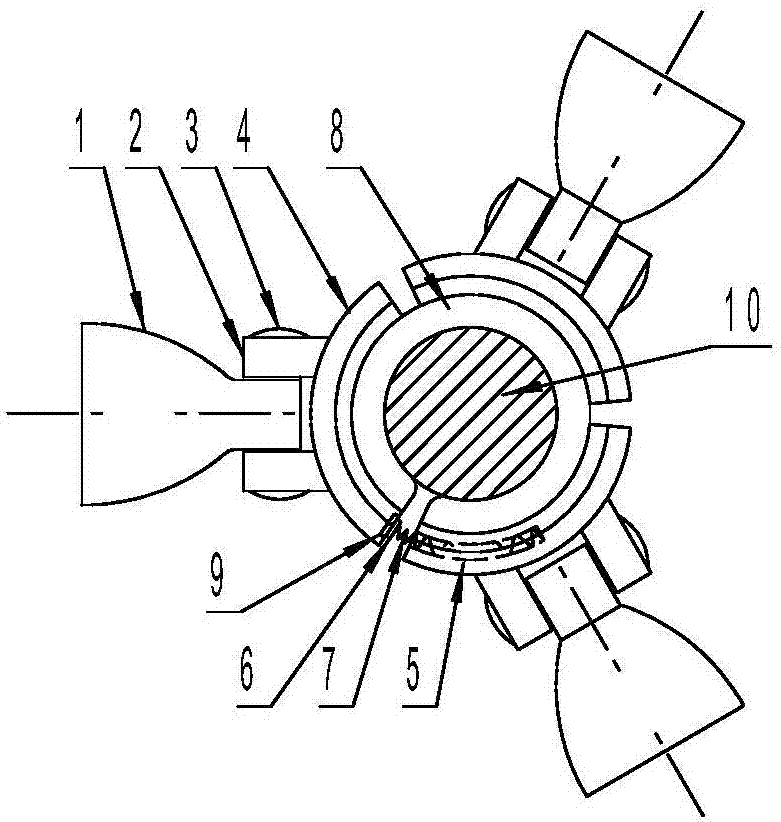 Stable tree clamping and bundling component