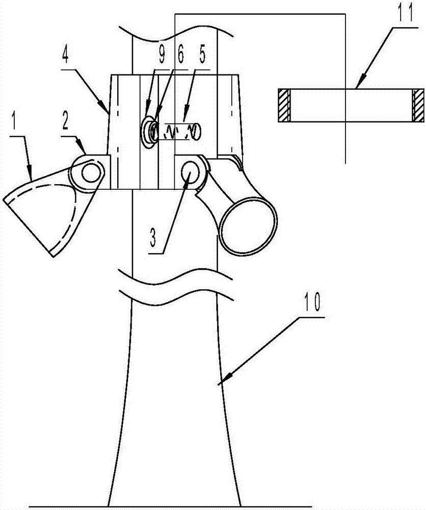 Stable tree clamping and bundling component