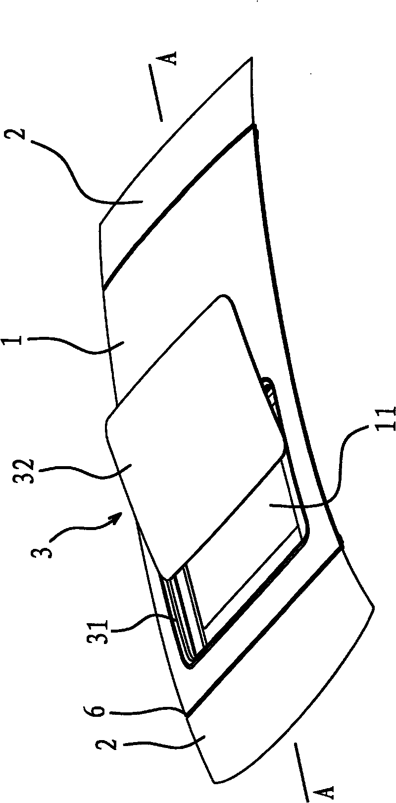 Installing structure of sliding roof on full glass roof of vehicle