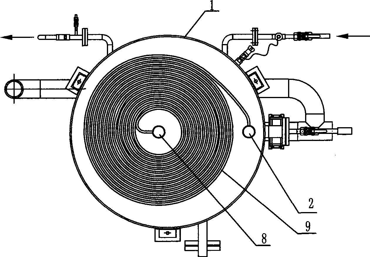 Water-bath type carbon dioxide carburettors