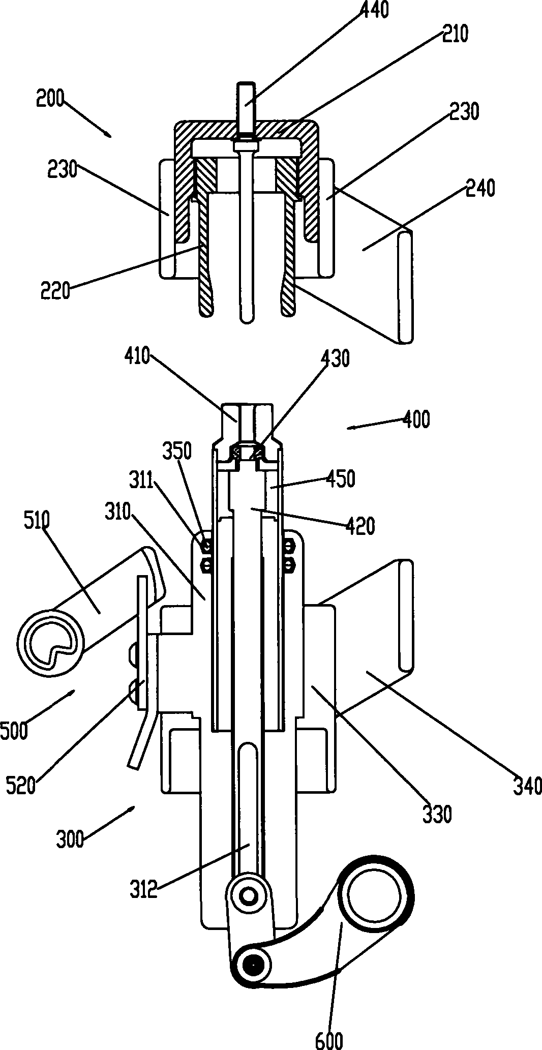 Arc-suppressing load switch