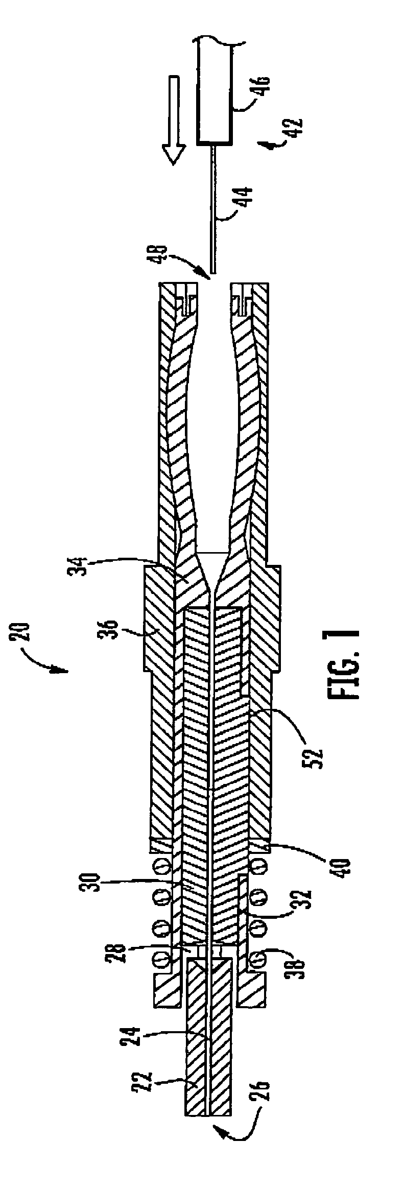 Mechanical splice connector with sequential splice and strain relief