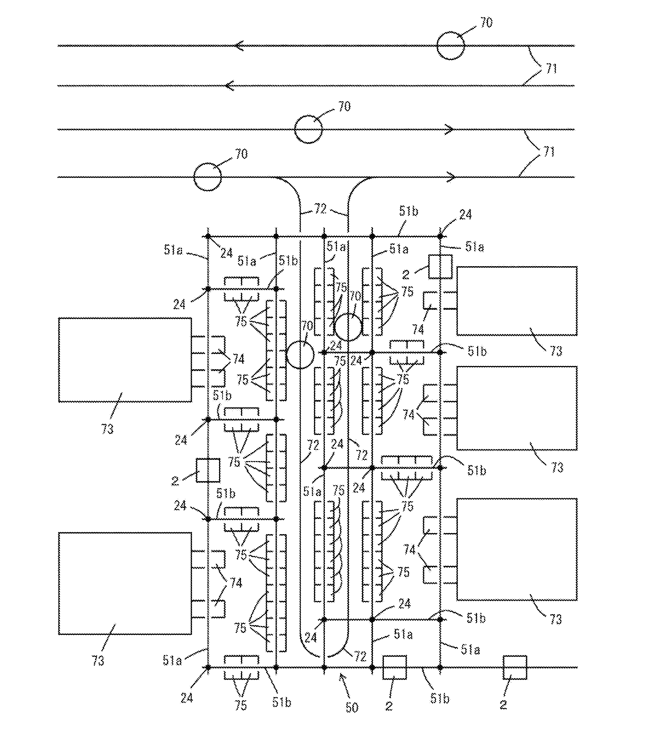 Transport vehicle and transport vehicle system