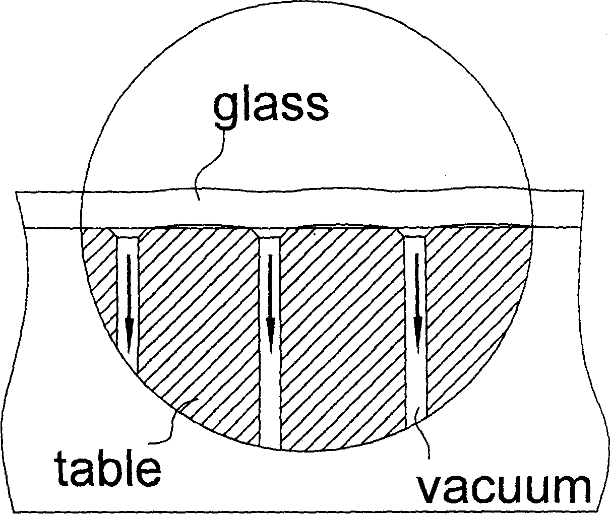 Loading and unloading device and method for ultrathin plate glass grinding step