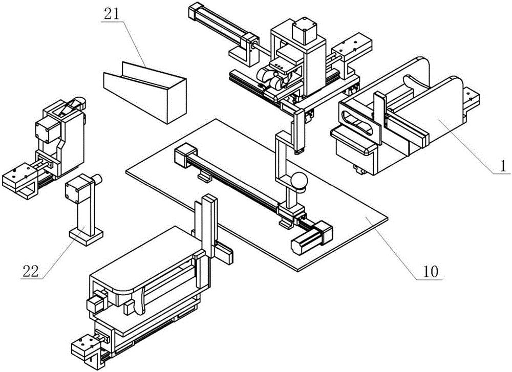 Full-automatic tennis felt wrapping machine