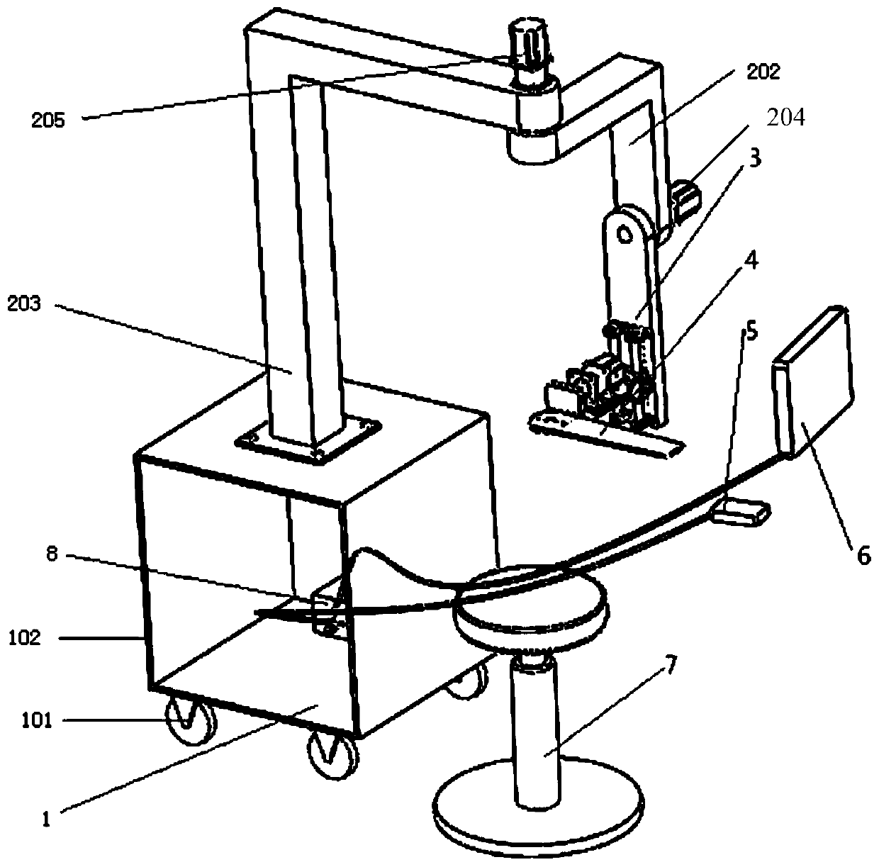 Semi-exoskeleton upper limb rehabilitation device