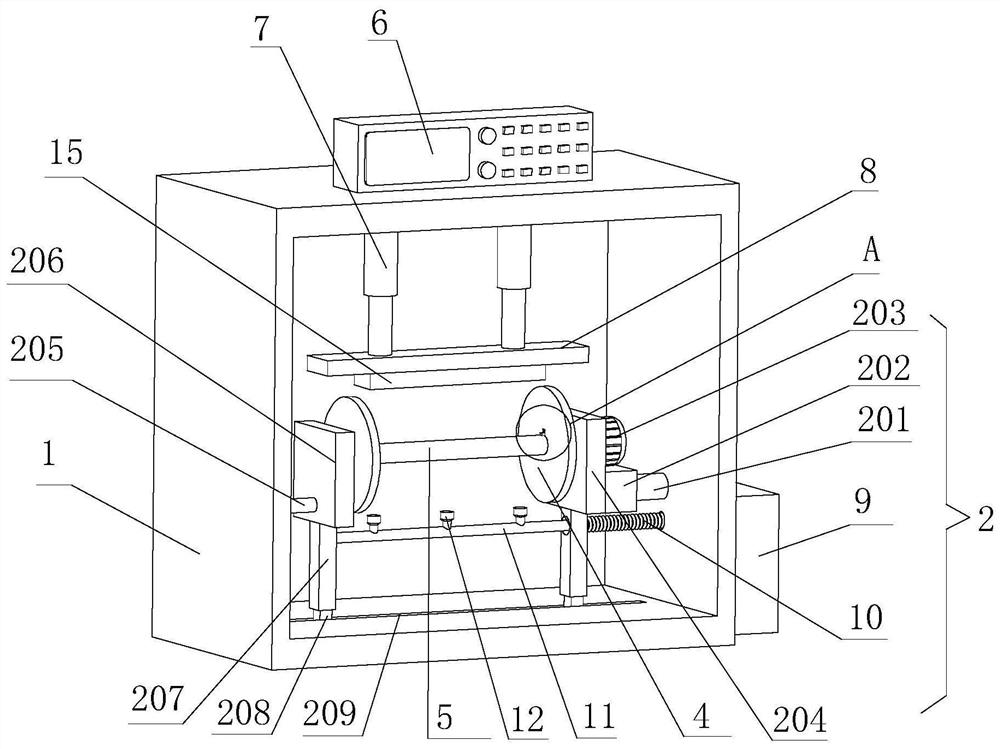 A mechanical winding device for textile technology