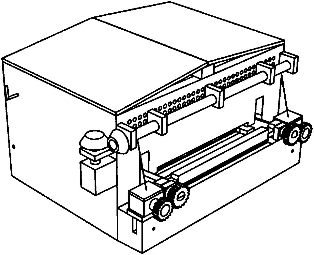 Sweeping assembly and bee mite killing box thereof