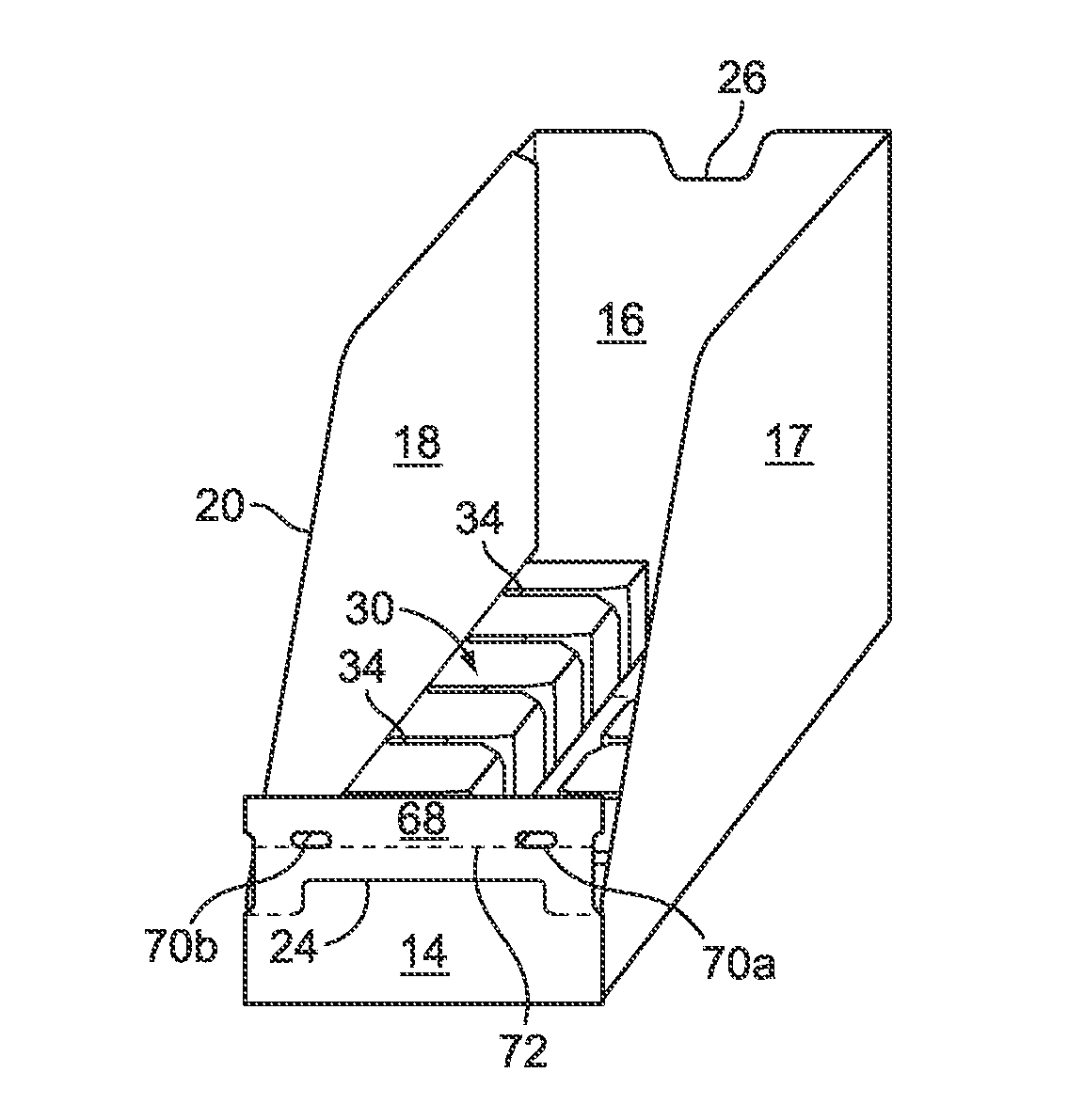 Shipping and display tray with article support