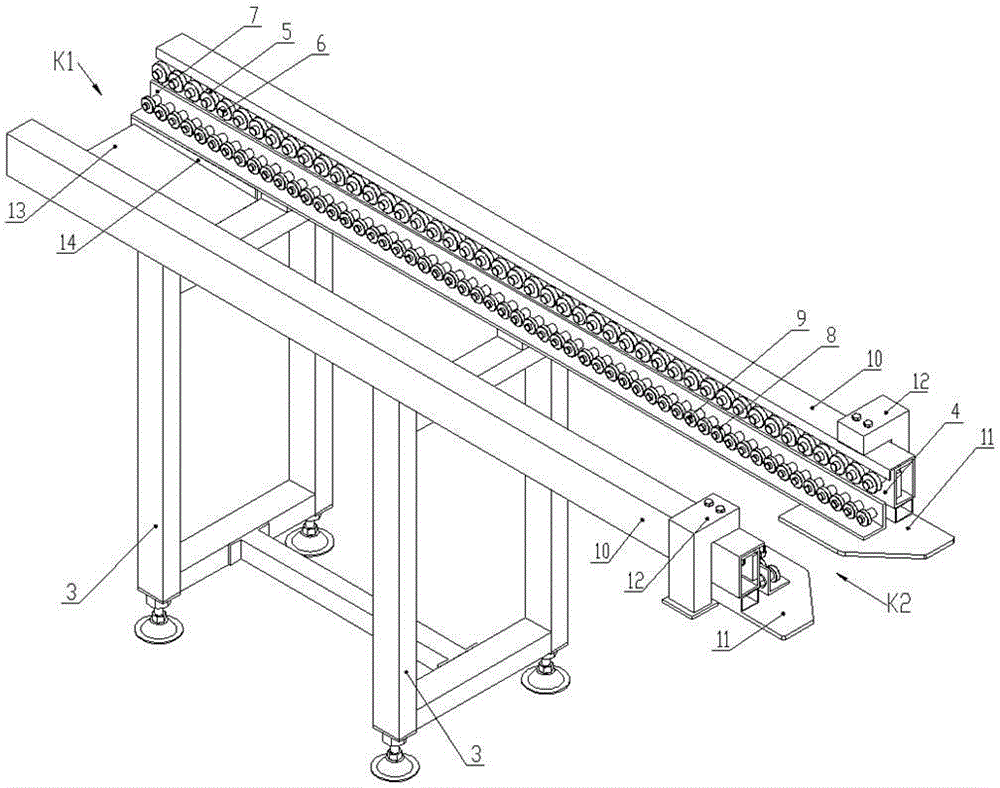 Automatic conveyor for forklift differential assembly