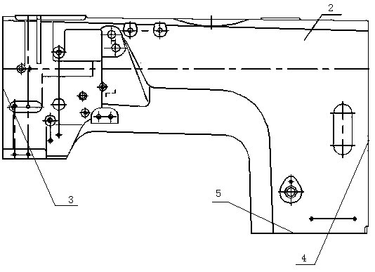 Sewing machine head machining process