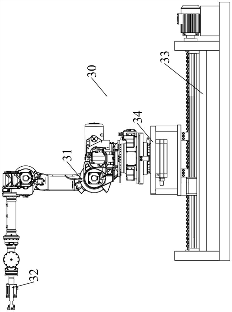 Electrostatic spraying device for cabinet cold-rolled steel plate and working method thereof