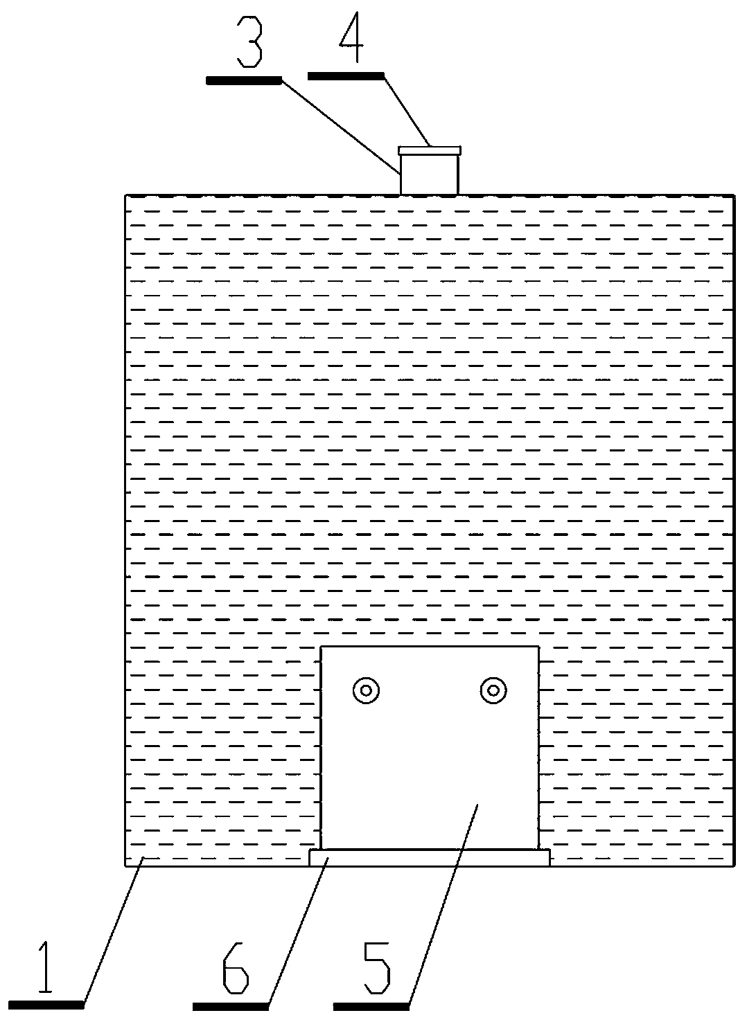 Eyewash device for pharmaceutical preparation operation in concentrating plant