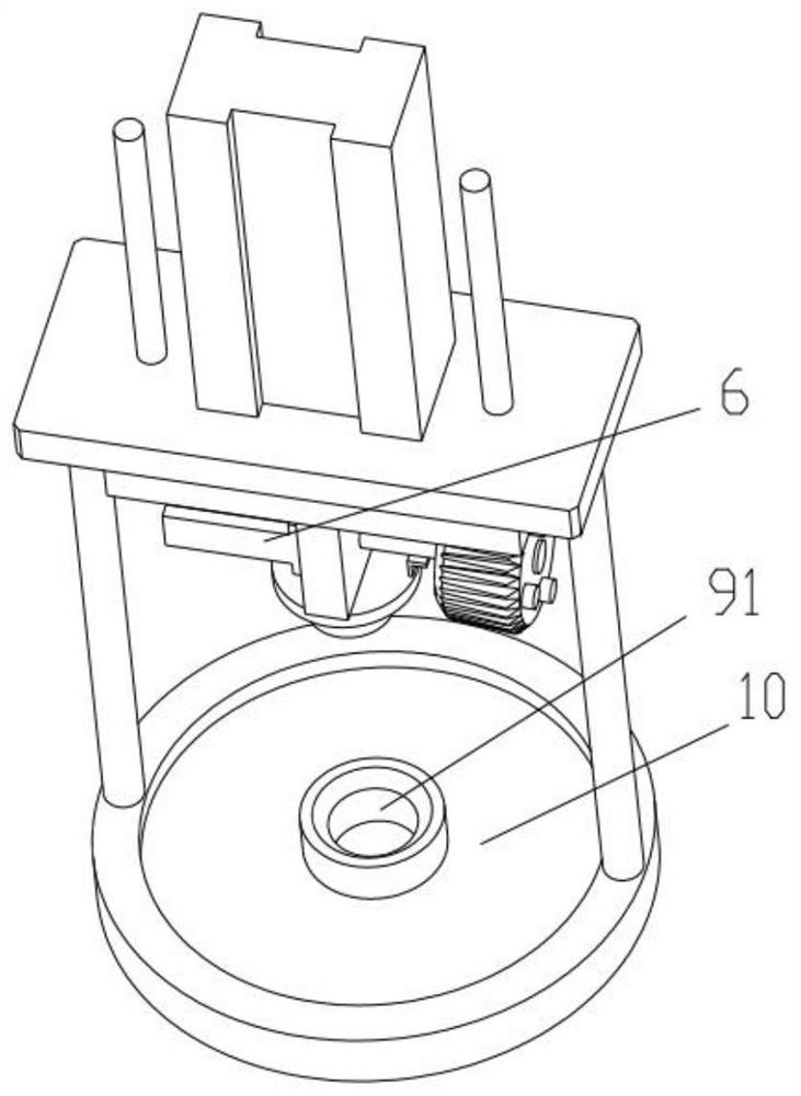 Tooth-shaped plastic part shaping device