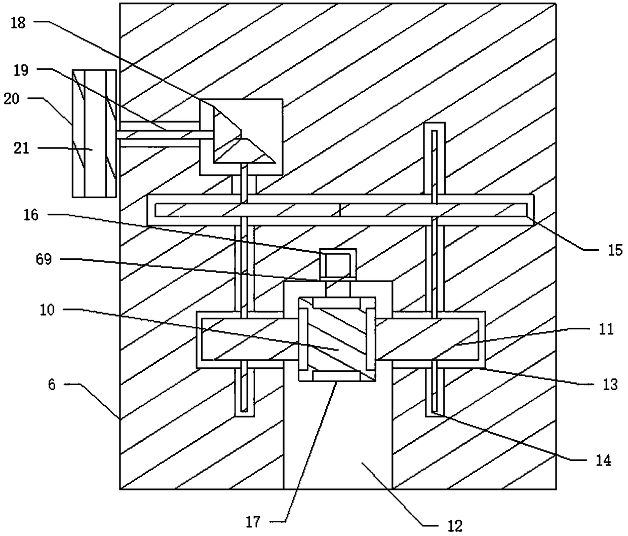 Telegraph pole bending correction device