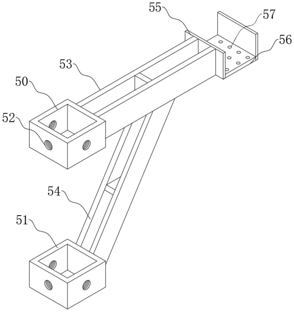 A kind of building structure system of high-rise building shear wall cylinder with external extension wall cap