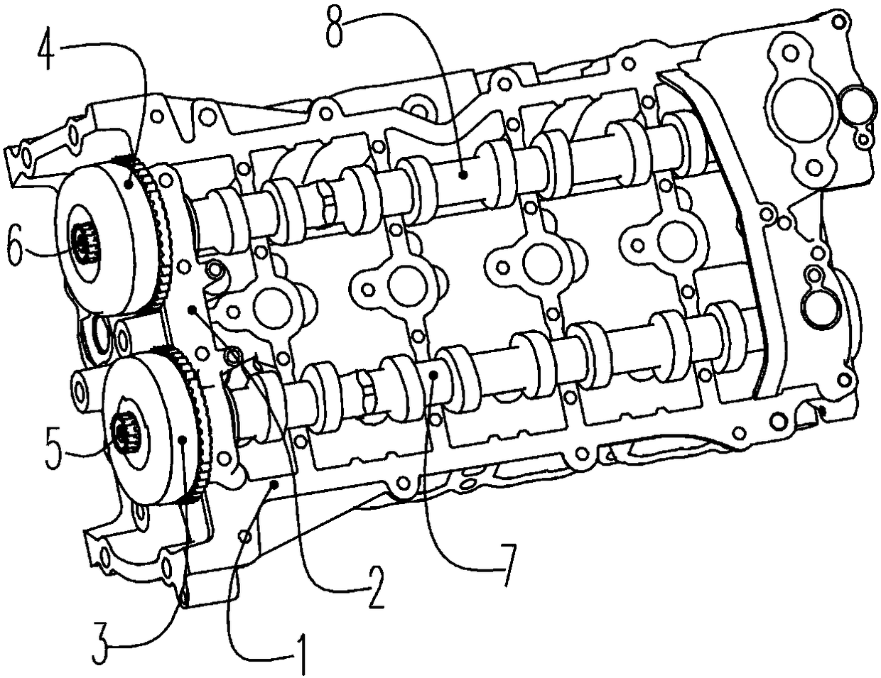 Variable valve timing (VVT) oil supply circuit