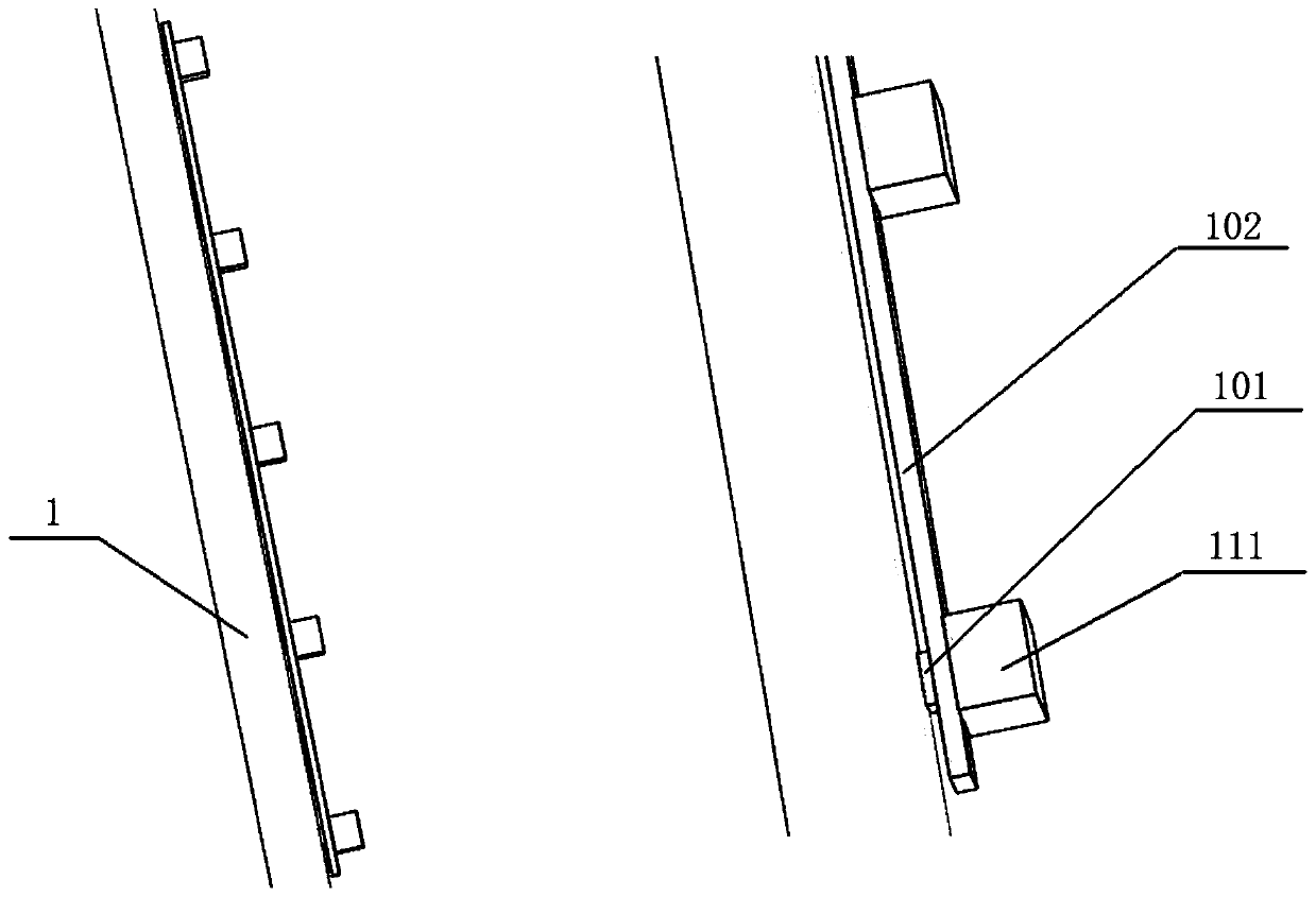 Concrete feed delivery pipe position measuring device for underwater filling pile construction