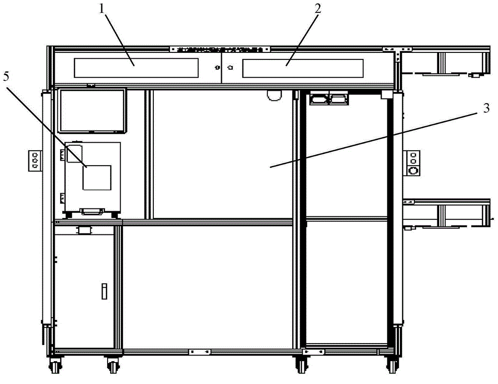 Double-station gastight dry-type leakage detecting method and double-station dry-type leakage detecting equipment