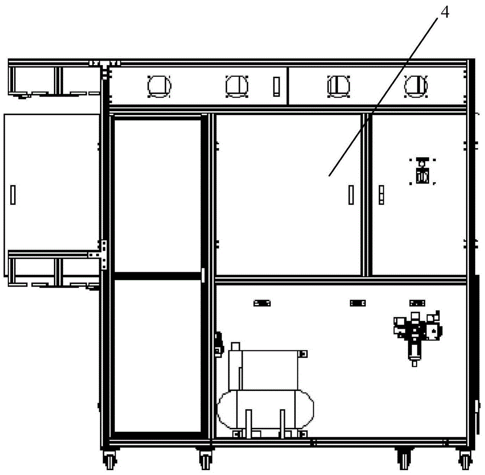 Double-station gastight dry-type leakage detecting method and double-station dry-type leakage detecting equipment