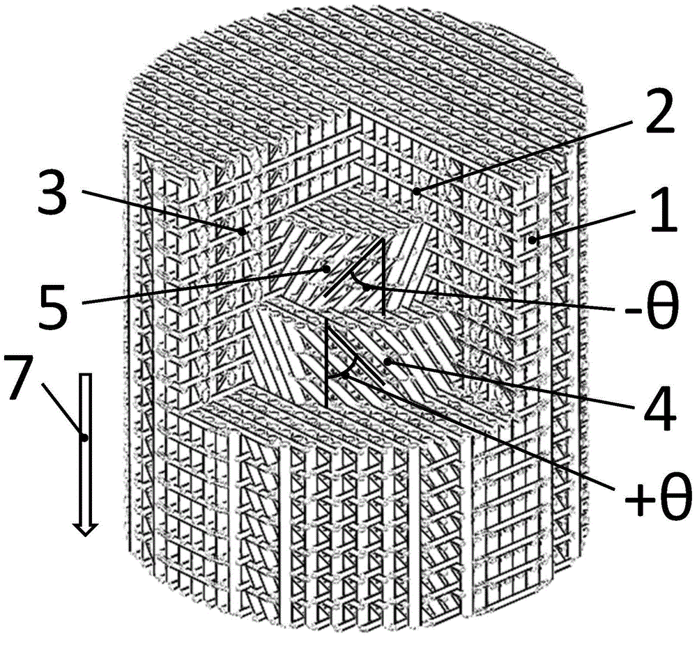 Solid cylindrical fabric and weaving method thereof