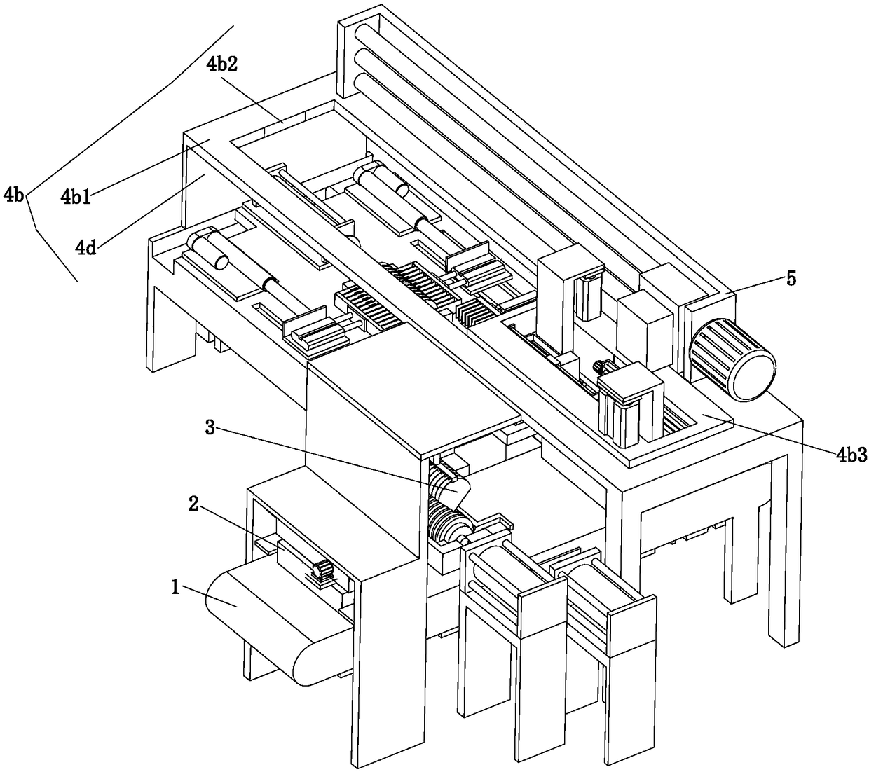 Grinding wheel automatic dismounting machine containing Teflon sheet and dismounting technology thereof