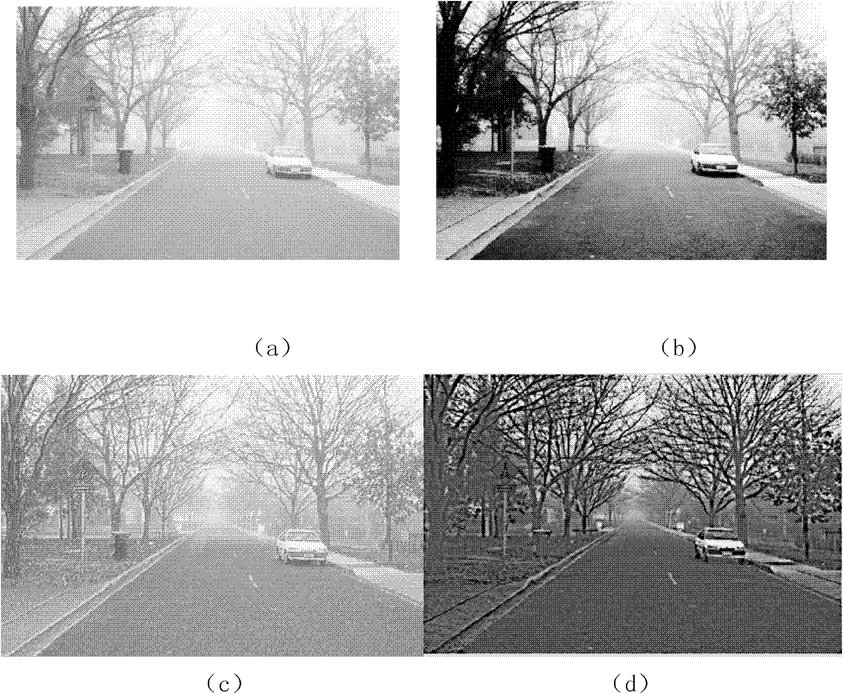 Automatic image defogging method based on dark primary colour