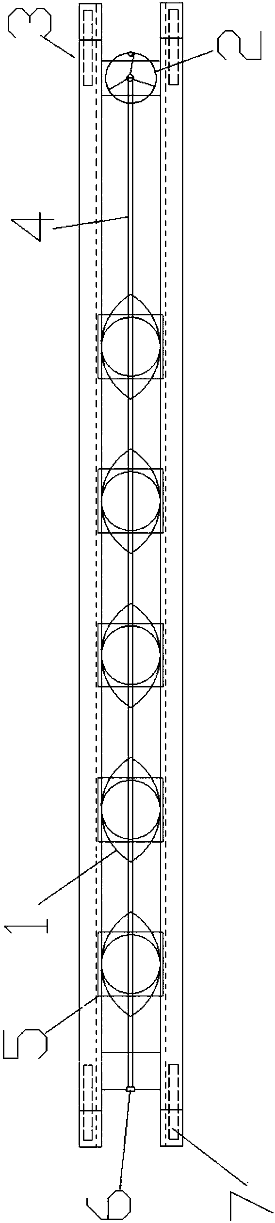 Dye filling apparatus for hydraulics flow visualization test and test method