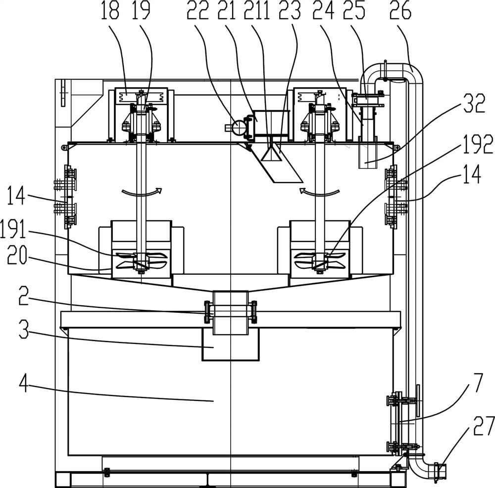 Cement slurry preparing, stirring and conveying integrated system