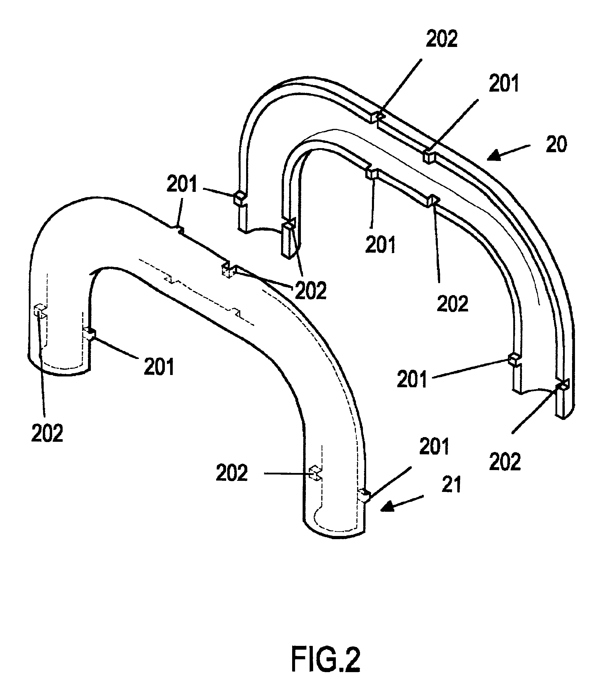 Coupled circulation tube for ball screw unit