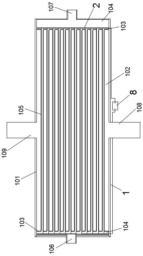 A kind of descaling system in copper tube of condenser