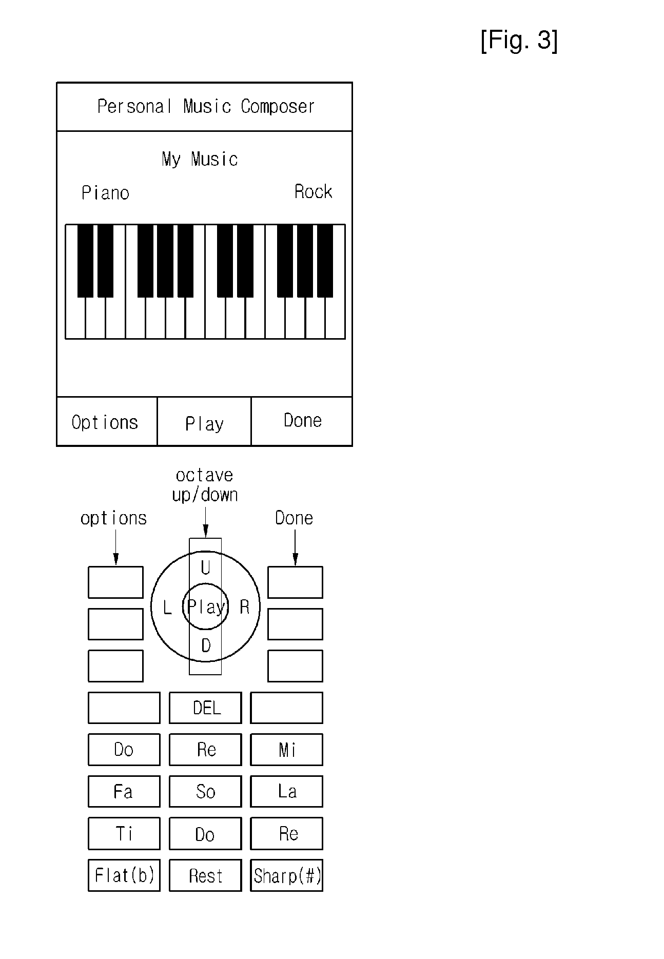 Music generating device and operating method thereof