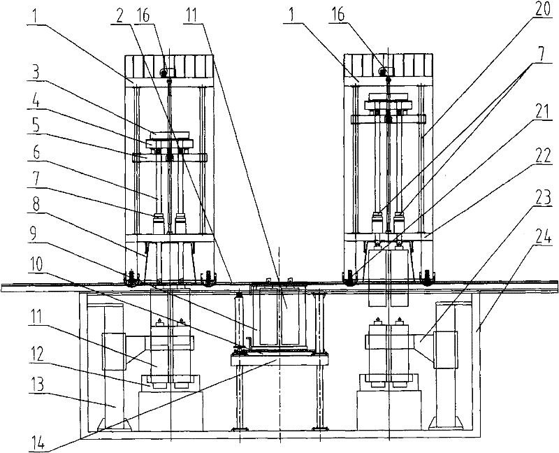 Heavy-current short-network direct attached gas shield three-phase electric slag furnace