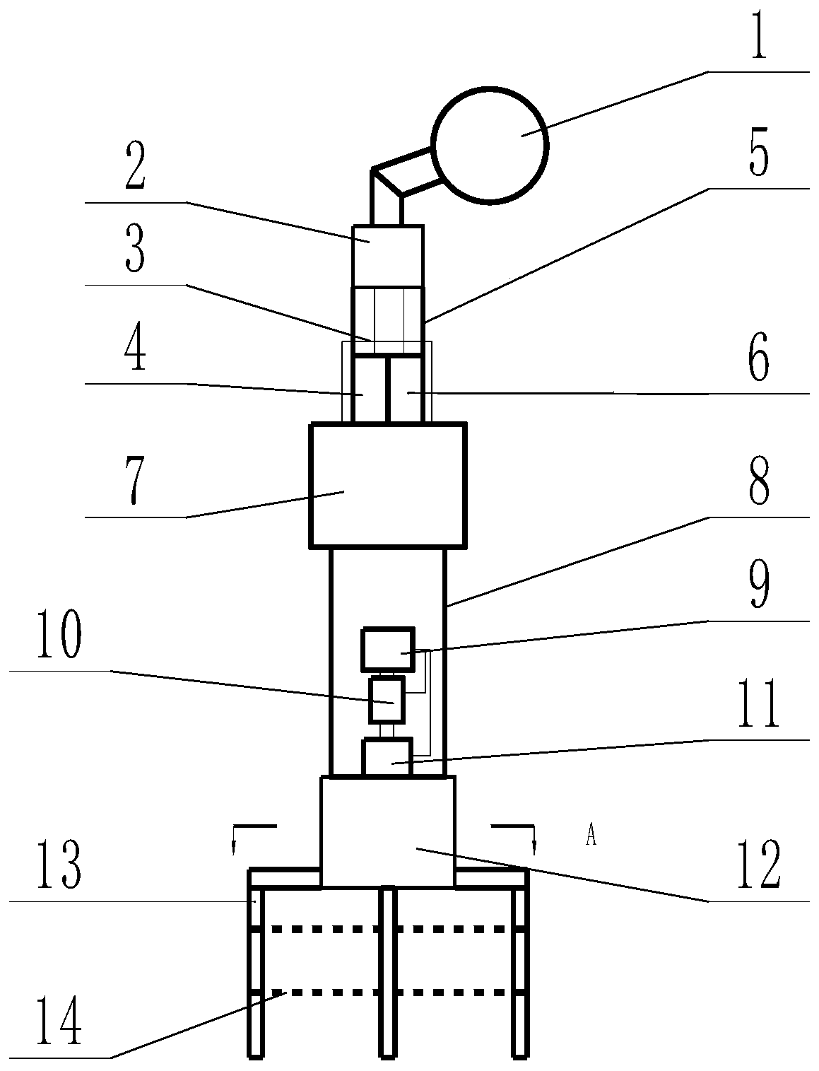 An ocean energy self-cleaning power generation buoy