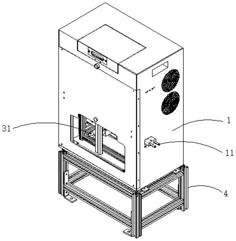 Charging pile and control system suitable for large-current quick charging of robot