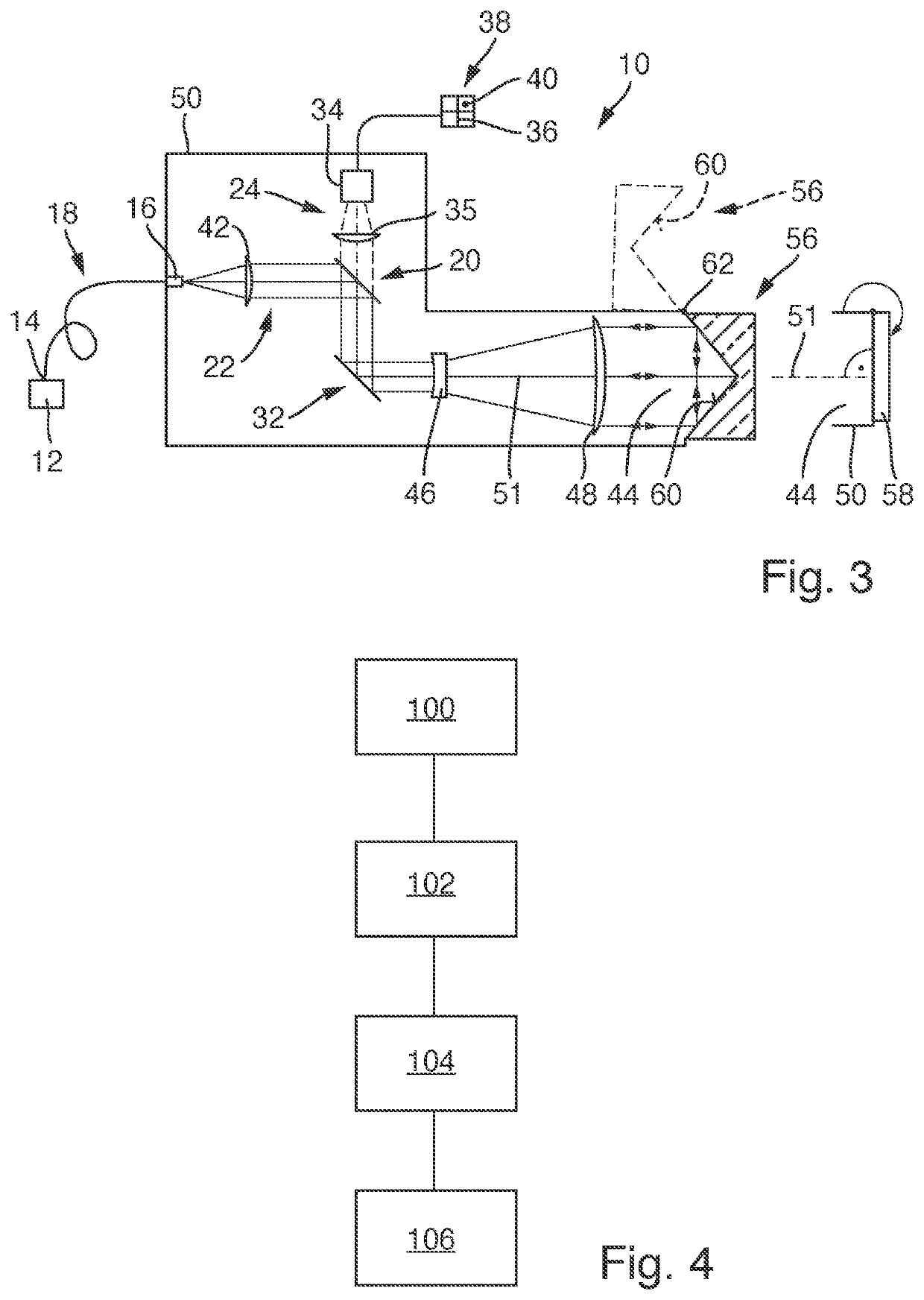 Directed-energy weapon and method for displaying the position of an impact point of the directed-energy weapon