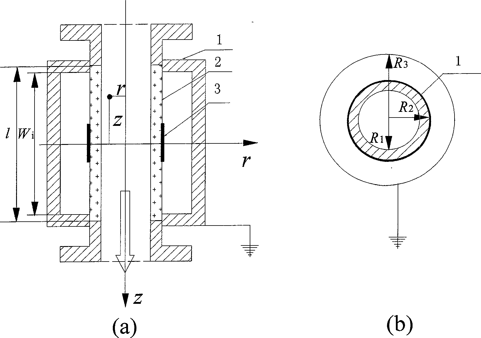 Static induction space filter measuring method for gas-solid two phase tube flow particle speed